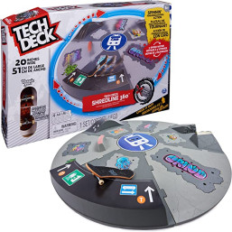 Tech Deck Shredline 360 Spinnin Fingerboarding Action
